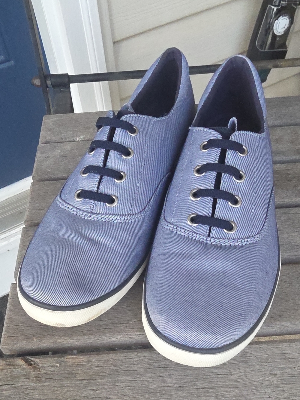 Grasshoppers by Keds Women’s Blue Canvas Sneakers - Size 9.5M